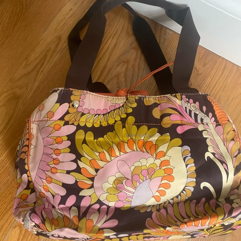Vintage Kate Spade cloth/ leather bag - Picture 1 of 14